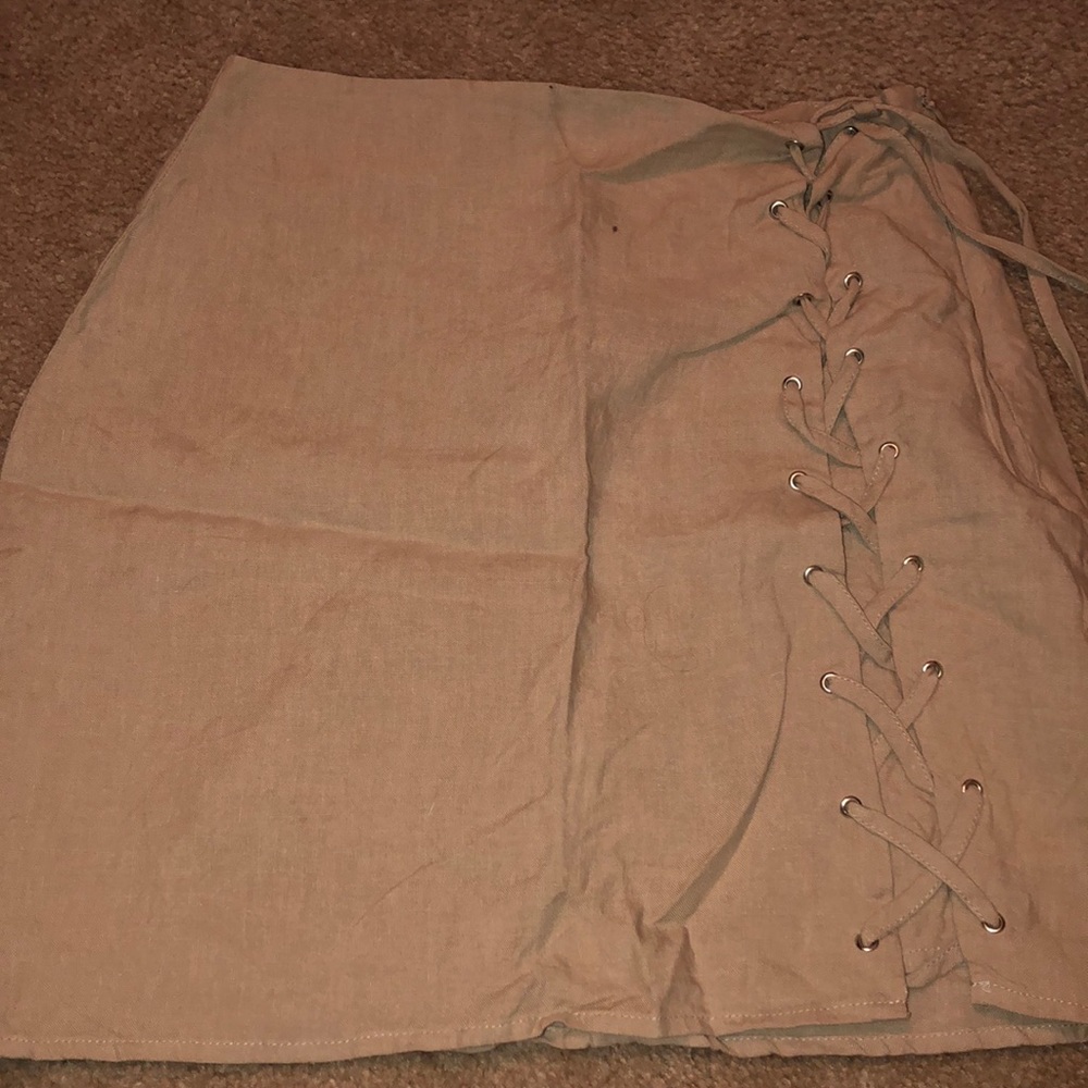 Khaki skirt